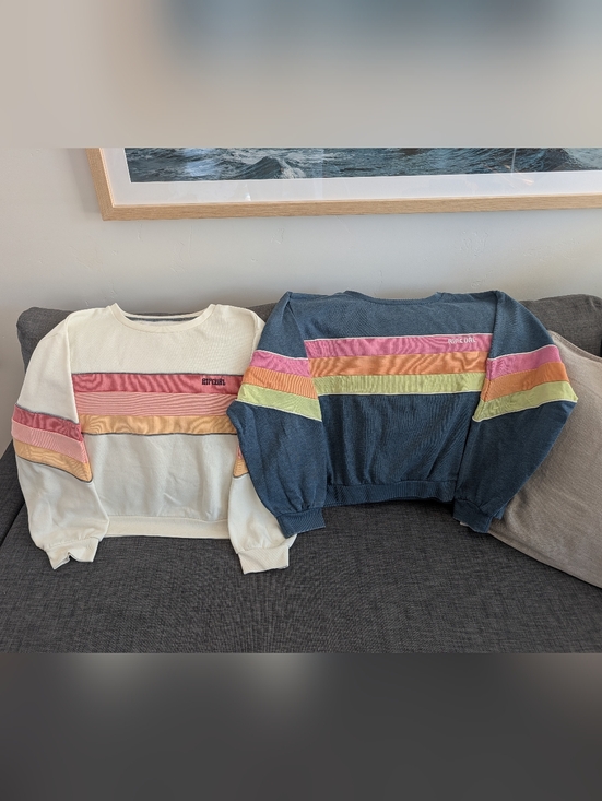 Rip Curl Sweaters - 2 x Rip Curl Cream Golden State Sweatshirts